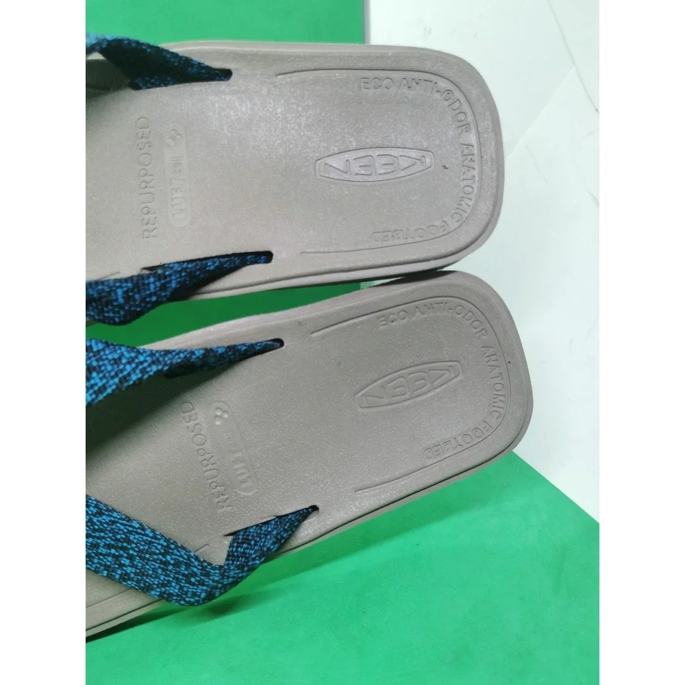 KEEN Harvest Flip Flops Men's Size 12 Sandals Repurposed Sole Slip On